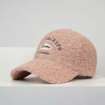 Бейсболка с вышитыми буквами для мужчин и женщин, теплая толстая бархатная кепка на осень-зиму темные хаки