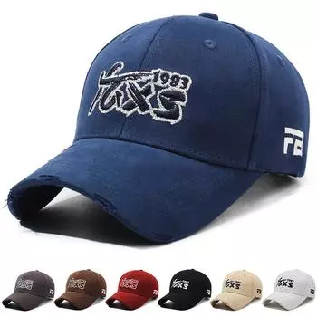 Бейсболка с вышитыми буквами для мужчин и женщин, солнцезащитная кепка для отдыха на открытом воздухе белый