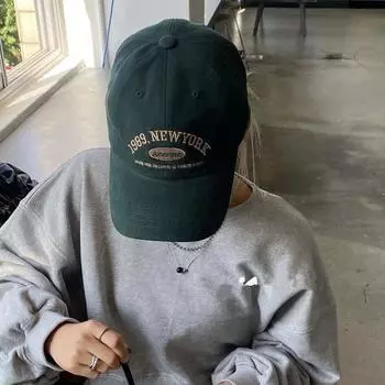 Бейсболка с вышивкой для мужчин и девочек, хлопковая бейсболка с надписью NEW YORK 1989, кепка с козырьком, кепка Snapback темно-синий