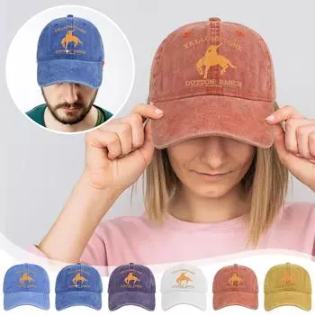 Бейсболка с вышивкой для мужчин и женщин, регулируемая кепка с конским хвостом, солнцезащитная кепка для водителя грузовика One Size синий