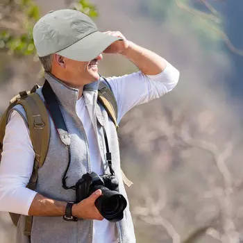 Бейсболка шляпа гольф лучшие подарки для папы козырек пляж кемпинг синий