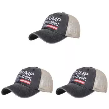 - Бейсболка Trump 2024, повседневные регулируемые кепки для гольфа для мужчин и женщин (черный)