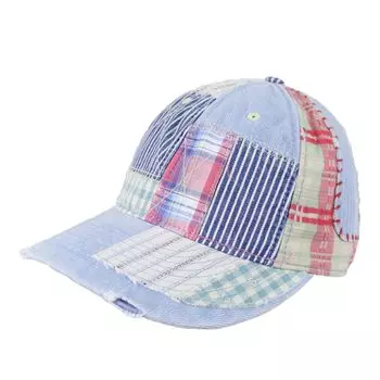 Бейсболка в стиле пэчворк Ralph Polo Country (Поло Лорен) Мужские Женские 01080215-MULTI [Товар]