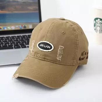 Бейсболка в стиле ретро с вышитыми буквами, женская универсальная, большая окружность головы, показывающая лицо, маленькая остроконечная шляпа, широкополая мягкая шляпа M56-58cm бордовый