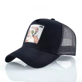 Бейсболка весна-лето дышащая сетчатая шляпа Snapback для мужчин и женщин уличная одежда в стиле хип-хоп черная шляпа 56-60cm белый
