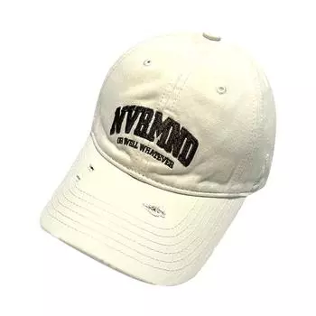 Бейсболка весна-лето Индивидуальная ретро женская спортивная на открытом воздухе велоспорт мода письмо мягкий верх однотонная шляпа Adjustable