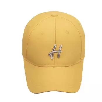 Бейсболка весна/лето из хлопка, повседневная бейсболка с вышивкой Adjustable жёлтый