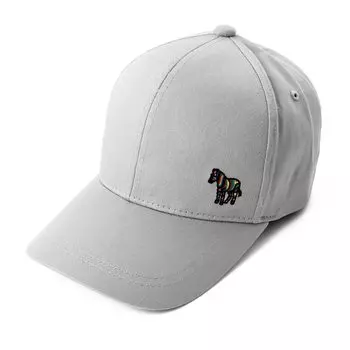 Бейсболка Zebra One Point [Пол Смит] (Светло-серый) светло-серый