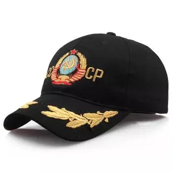 Бейсболка женская модная шляпа Snapback в стиле хип-хоп мужские хлопковые шапки для папы чёрный