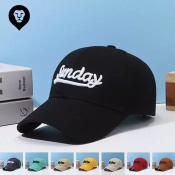 Бейсболка женская новая шляпа с глубоким верхом и широкими полями, большая окружность головы, кепка с изображением лица, маленькая уличная козырек для мужчин Adjustable чёрный