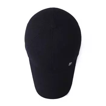 Бейсболки для людей среднего и пожилого возраста, мужские новые уличные термозащитные шапки, утепленные флисовые шапки для пожилых людей, шерстяная шапка Adjustable серый