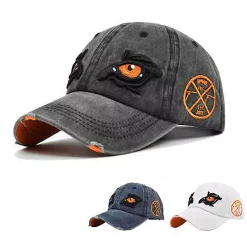 Бейсболки из промытого хлопка для женщин и мужчин, кепка Snapback с вышивкой орлиного глаза, винтажная шляпа для папы, спортивная кепка для спорта на открытом воздухе, кепка-дальнобойщик