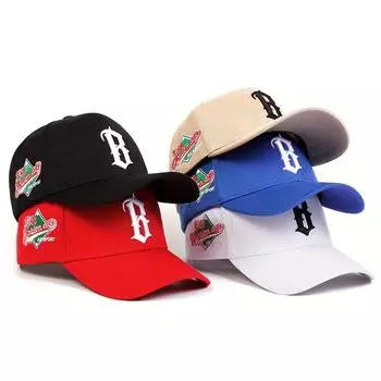 Бейсболки с вышивкой в виде буквы B, хлопковые кепки Snapback, модные спортивные кепки в стиле хип-хоп, летние кепки для дальнобойщиков, шляпы от солнца для активного отдыха Garros красный