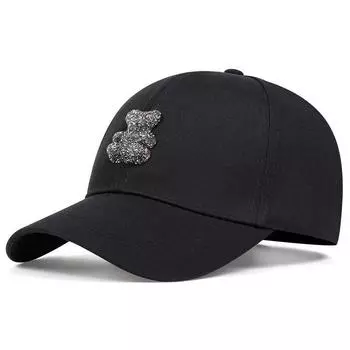 Бейсболки унисекс с 3D-фигуркой плюшевого мишки, весна-осень, регулируемые повседневные шляпы для активного отдыха, солнцезащитная шляпа