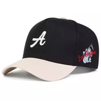 Бейсболки унисекс с вышивкой в виде буквы «A» на боку в стиле Лос-Анджелеса для отдыха на весну и осень, регулируемые повседневные шляпы, солнцезащитные шляпы