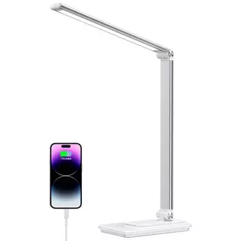 Belando Новый бесступенчатый 5-уровневый цветной стол Удобная подставка для стола Стильный свет Бесплатный стол для учебы Учебный центр Память Сенсорный светильник для чтения Ночной светильник