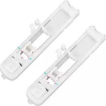 Белая 1-ступенчатая автоматическая лапка для пуговиц, пластиковая лапка для петель для многофункционального домашнего стежка