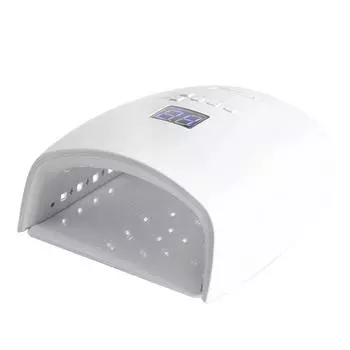 Белая 48 Вт Беспроводная Перезаряжаемая Светодиодная / УФ Лампа для Ногтей для Сушки Гель-лака