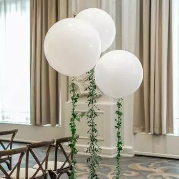 Белая цепочка для воздушных шаров Vineman, воздушные шары для детского душа, украшения для дня рождения, свадьбы, вечеринки, воздушные шары