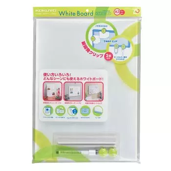 Белая доска KOKUYO A3, размер позитивный, подвесной, для вертикального и горизонтального размещения P3FB-A3W