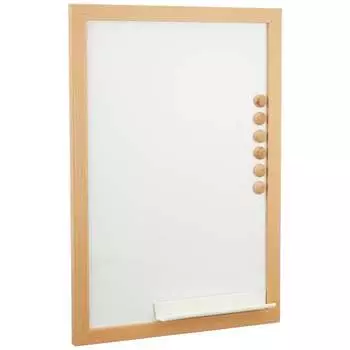 Белая доска Nakabayashi Wood НОВАЯ, обычная, 470x320 мм WBM-N4732