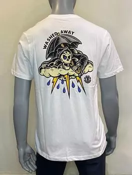 Белая футболка Ele T Summon Optic Футболка унисекс Ele T And Timber S