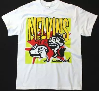 Белая футболка Melvins S*T Sandwich Experital Rock Alternative Sludge S