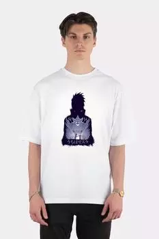 Белая футболка оверсайз унисекс Inner Battle