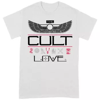 Белая футболка The Cult Love S