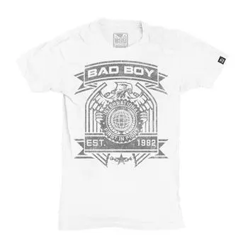 Белая футболка унисекс Bad Boy Eagle S