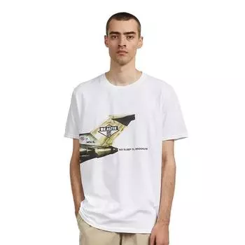 Белая футболка унисекс Beastie No Sleep Til Brooklyn Plane S