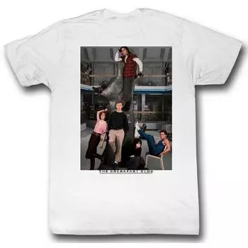 Белая футболка унисекс Breakfast Club Liberry S