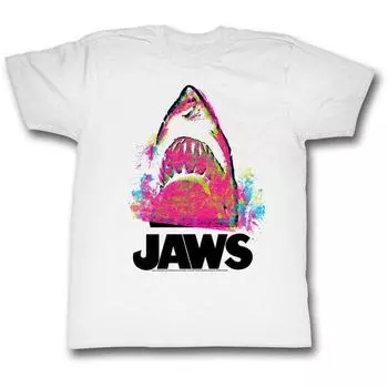 Белая футболка унисекс Jaws Jawzzz Slim Fit S