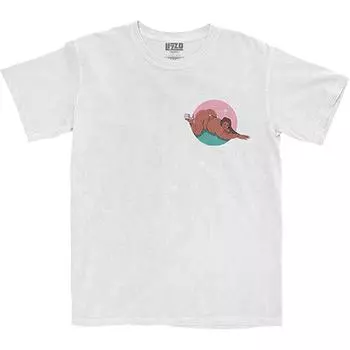 Белая футболка унисекс Lizzo Arch S