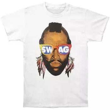 Белая футболка унисекс Mr Swwwag S