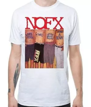Белая футболка унисекс Nofx Trash Tsurt Merchandise S