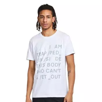 Белая футболка унисекс Radiohead Trapped S