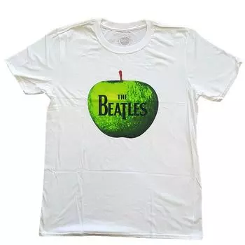 Белая футболка унисекс с логотипом The Beatles Apple Herren