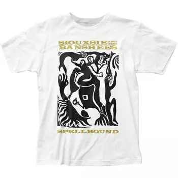 Белая футболка унисекс Siouxsie the Banshees Spellbound Rock N Roll Band S