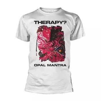 Белая футболка унисекс Therapy Opal Mantra S