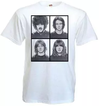 Белая футболка унисекс Thin Lizzy V36 Hard Rock S