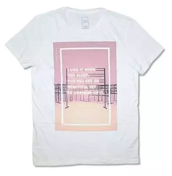 Белая футболка When You Sleep 2X 1975 года S