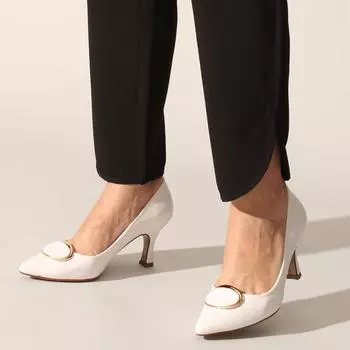 Белая кожаная женская повседневная обувь Классическая обувь
