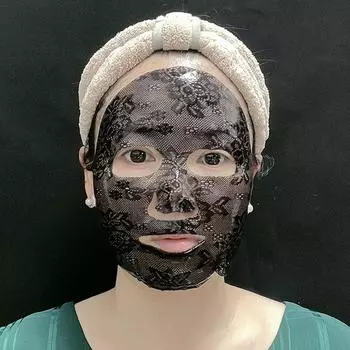 Белая кружевная маска Fengrun Lace Tender Moisturizing Увлажняющий Увлажняющий Увлажнение кожи лица 1pcs