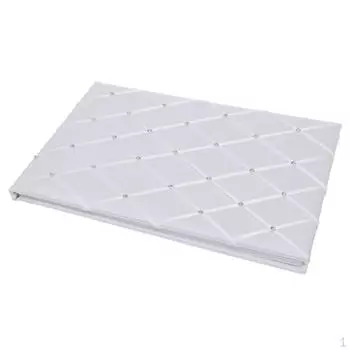 Белая лента Sach, свадебная гостевая книга, гостевая книга с хрустальными стразами