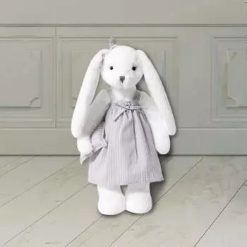 Белая Пижама Кролик Плюшевая Игрушка Кукла Детская Спящая Кукла 40cm белый