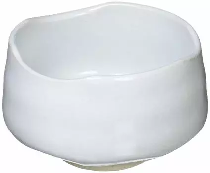 Белая порошкообразная миска для матча x Японское коммерческое использование [11,5 7,5 см] Сувениры, рестораны, гостиницы, столовые приборы, рестораны,