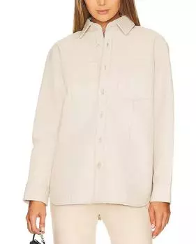 Белая повседневная рубашка из натуральной кожи ручной работы из 100% овчины, стильная женская дизайнерская рубашка XS белый