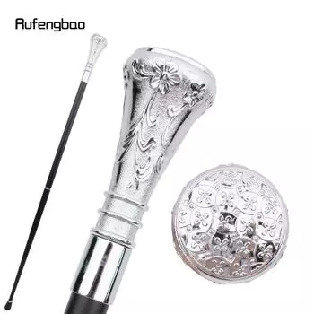 Белая роскошная ручка в виде цветка, модная косплейная трость для вечеринки, декоративная трость, элегантная ручка, посох, ручка 93 см
