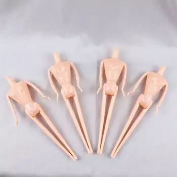 Белая розовая кукла Обнаженное тело Многошарнирная подвижная кукла Игрушки Кукольные аксессуары Подвижные суставы Кукла DIY Игрушка 9 inch